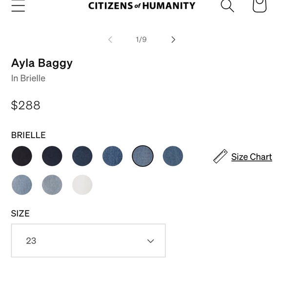 BNWT Citizens of Humanity Ayla Jean Brielle Size 25 - Picture 5 of 8